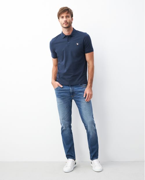 Jean de Hombre Morrison Hyper Pulse, Straight Fit Boot Cut- Azul Medio