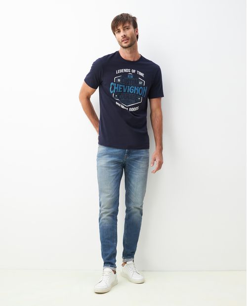 Jean de Hombre Rider Pulse, Super Slim Fit Bota Super Slim - Azul Medio