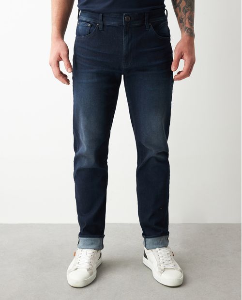 Jean de Hombre, Relaxed, Revenge, Fit Bota Relaxed - Azul Ultra Oscuro