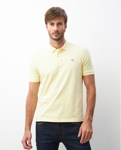 Camiseta de Hombre Tipo Polo, Slim Fit Manga Corta