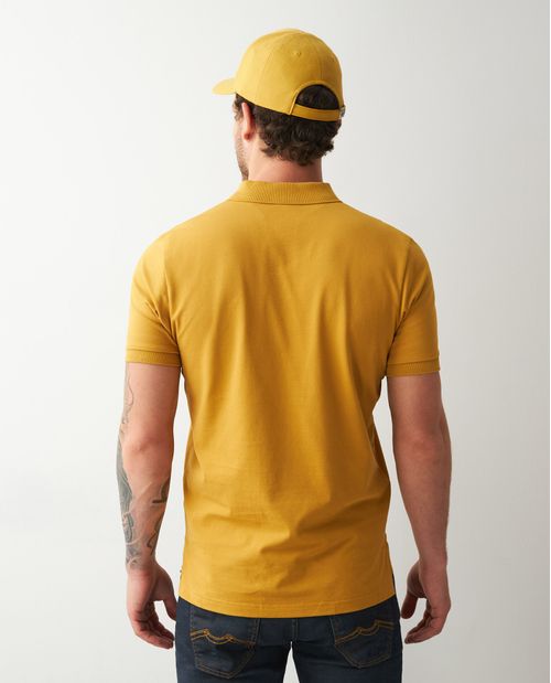 Camiseta de Hombre Tipo Polo, Slim Fit Manga Corta