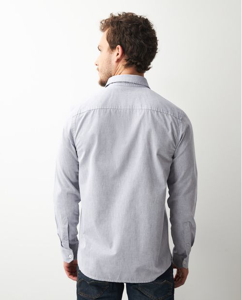 Camisa de Hombre, Slim Fit Manga Larga - Esencial Influencia Jeanswear