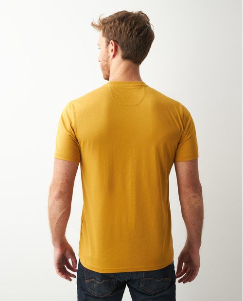Camiseta de Hombre, Slim Fit Cuello Redondo - Algodón Pima