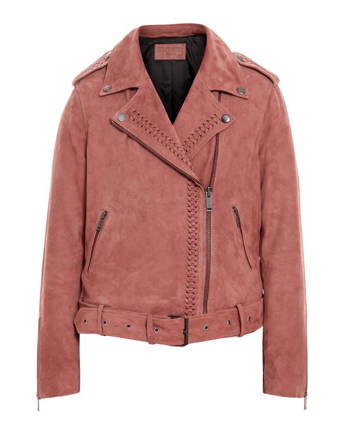 Chaqueta de Mujer en cuero, Silueta Biker - Trenzas en Cuero