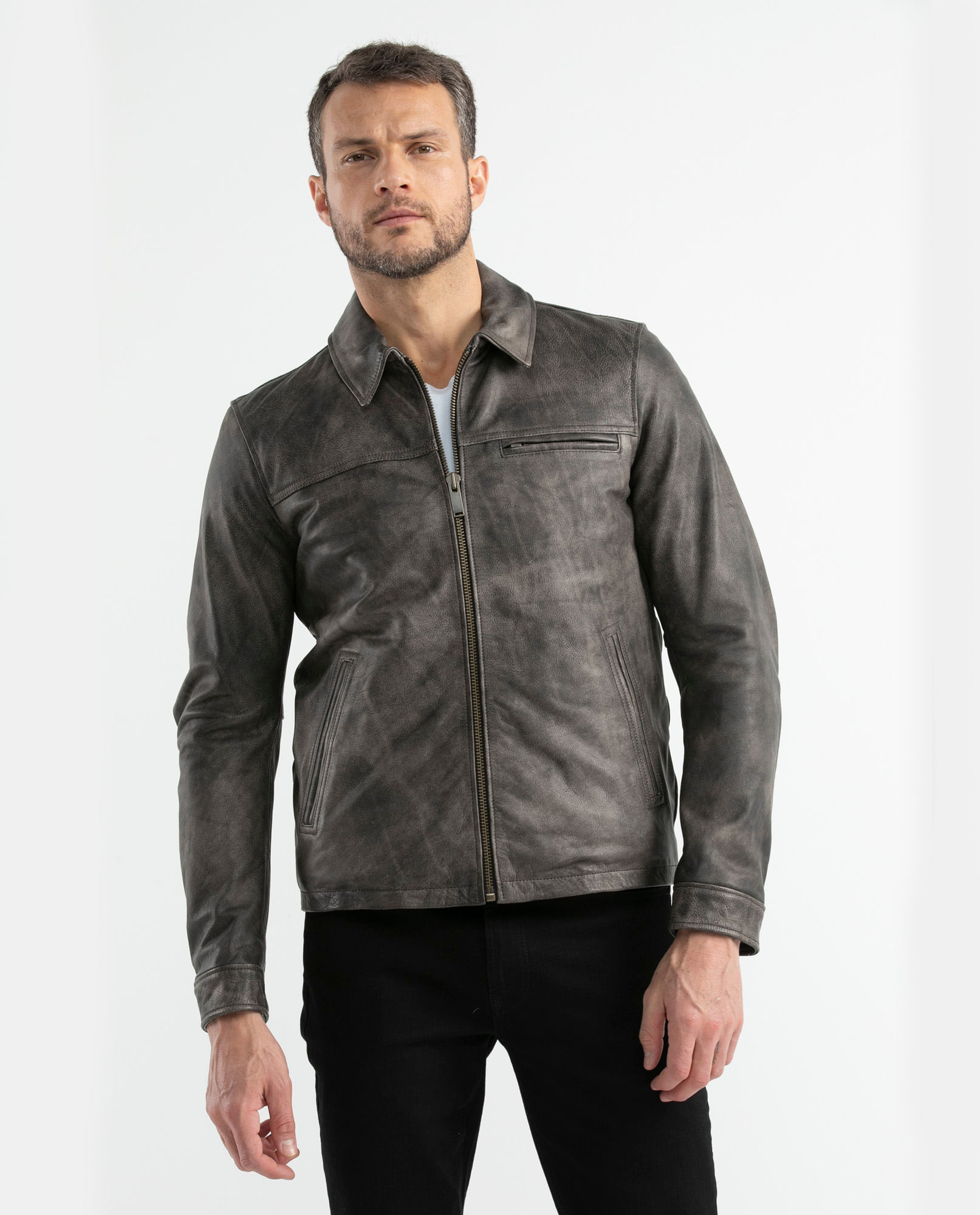 Chevignon chaqueta cuero hombre sale