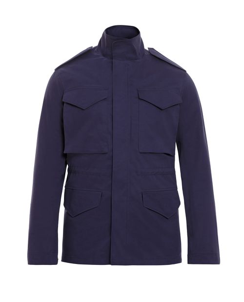 Chaqueta de Hombre, Tipo Parka Militar - Algodón + Elastano