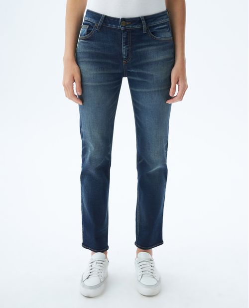 Jean de Mujer High Rise, Cosmo, Boot Cut - Azul Oscuro Heritage