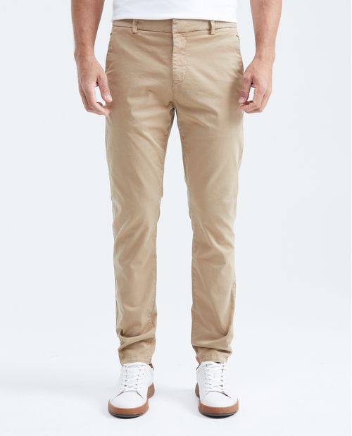 Pantalón Tipo Chino Regular Fit Boot Cut para Hombre
