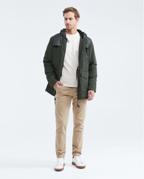 Pantalón Tipo Chino Regular Fit Boot Cut para Hombre
