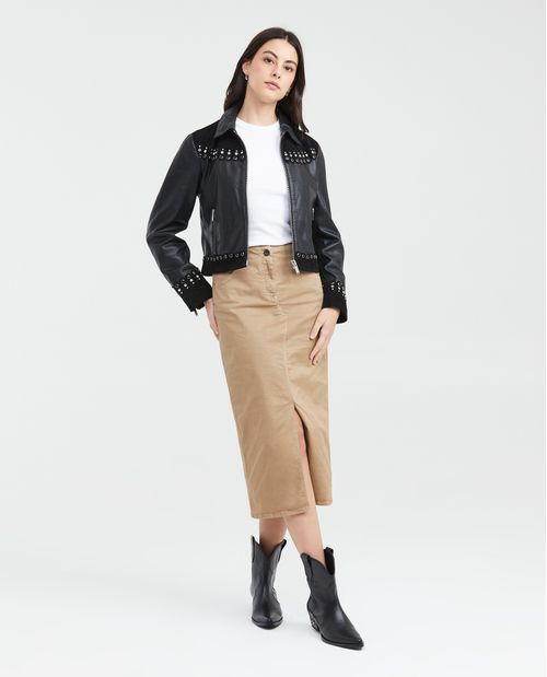 Falda Diseño 5 Bolsillos para Mujer