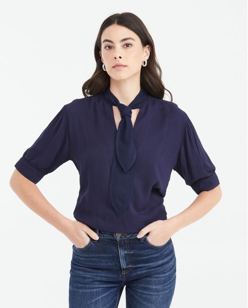 Camisa con Tirantes Para Anudar Tipo Corbata para Mujer