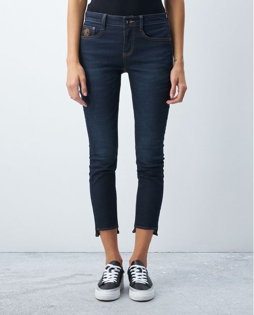 Jean de Mujer Cosmo Proxy, High Rise Bota Skinny - Azul Oscuro