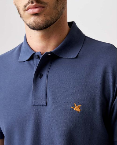 Camiseta de Hombre Tipo Polo, Classic Fit Manga Corta