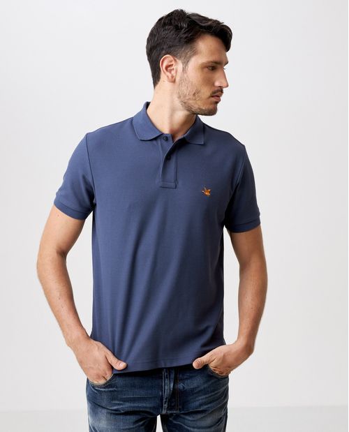 Camiseta de Hombre Tipo Polo, Classic Fit Manga Corta