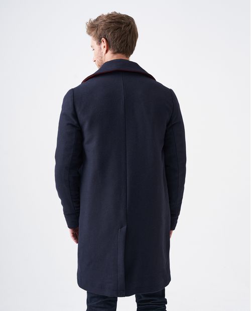 Abrigo de Hombre en Paño - Diseño Cruzado