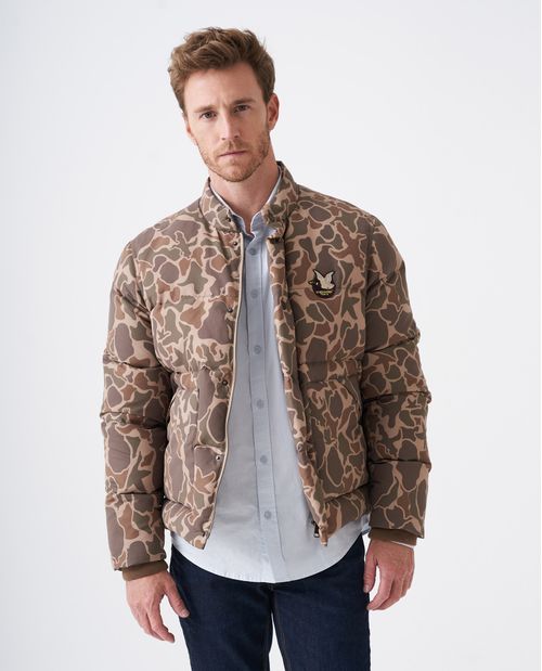 Chaqueta de Hombre, Acolchada - Print Camuflado
