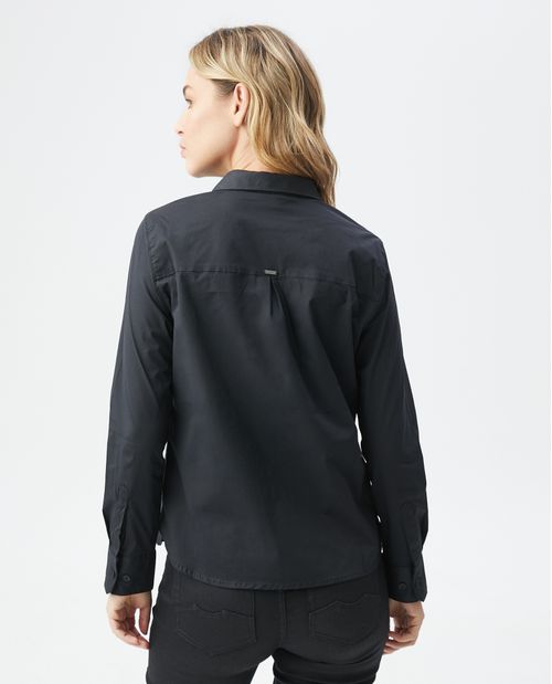 Camisa de Mujer, Silueta Recta - Diseño Básico