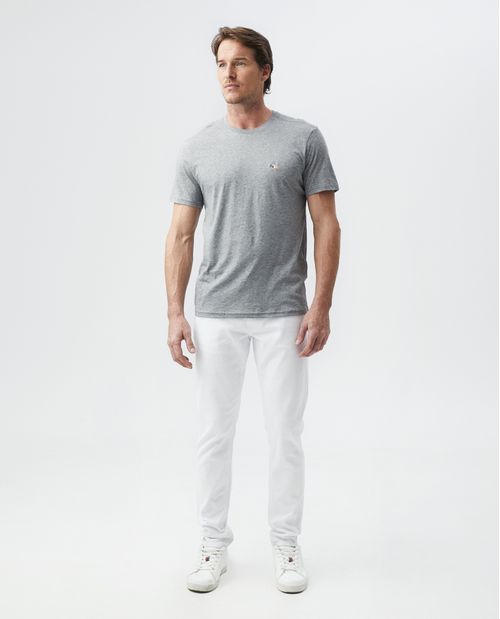 Jean de hombre Morrison Pulse, Straight Fit, Bota Slim - Blanco