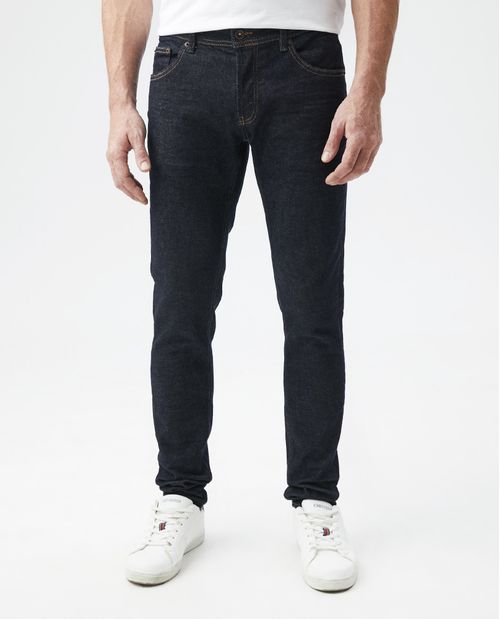 Jean de Hombre Super Slim Fit, Rider, Bota Super Slim - Raw Azul Ultra Oscuro
