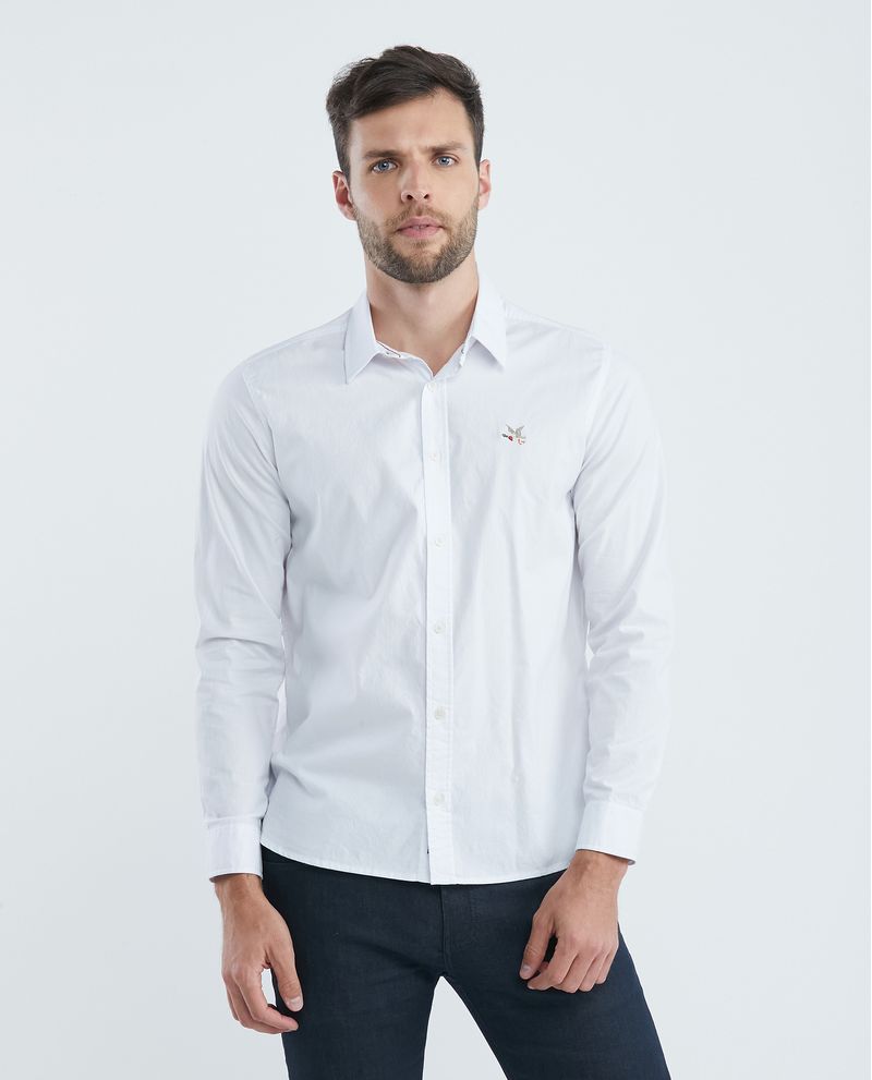 Camisa de Hombre Slim Fit Manga Larga Oxford 100 Algodon Tienda Online