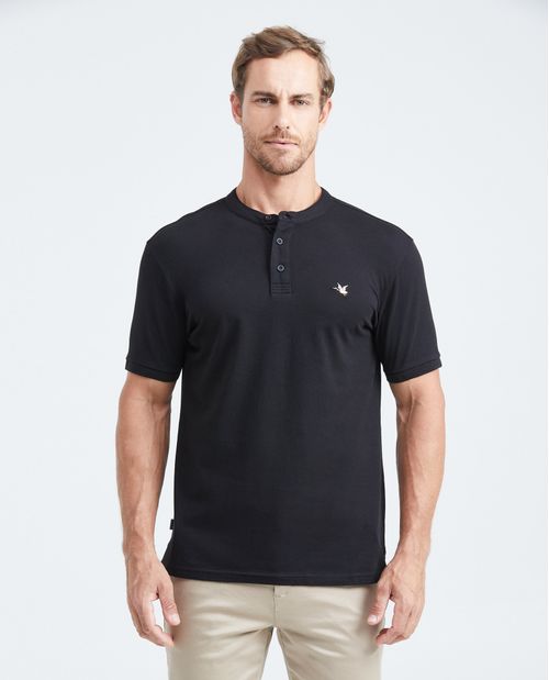 Camiseta Polo Slim Fit Cuello Nerú para Hombre