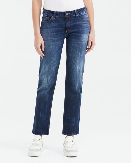 Jean Low Rise Boot Cut Azul Oscuro para Mujer