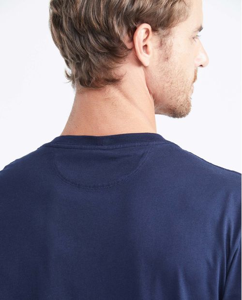 Camiseta Classic Fit Cuello Redondo en Algodón con Acabado Dry - Soft para Hombre