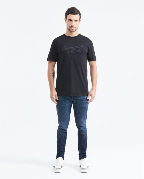 Camiseta Classic Fit Estampada Cuello Redondopara Hombre