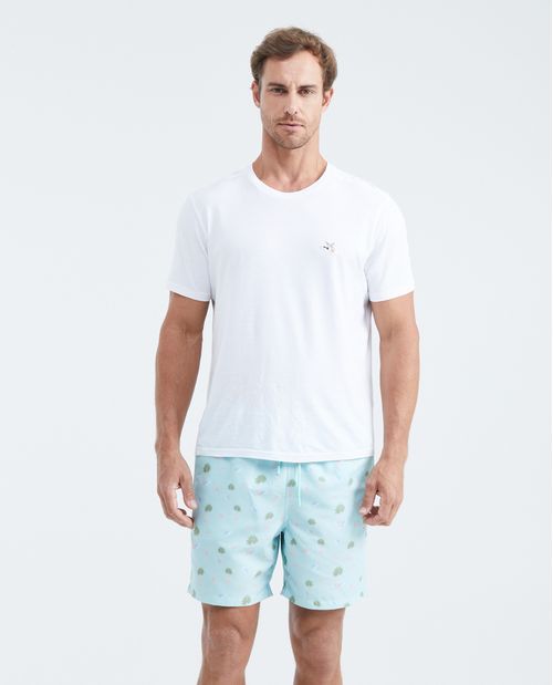 Pantaloneta de Baño Estampada para Hombre