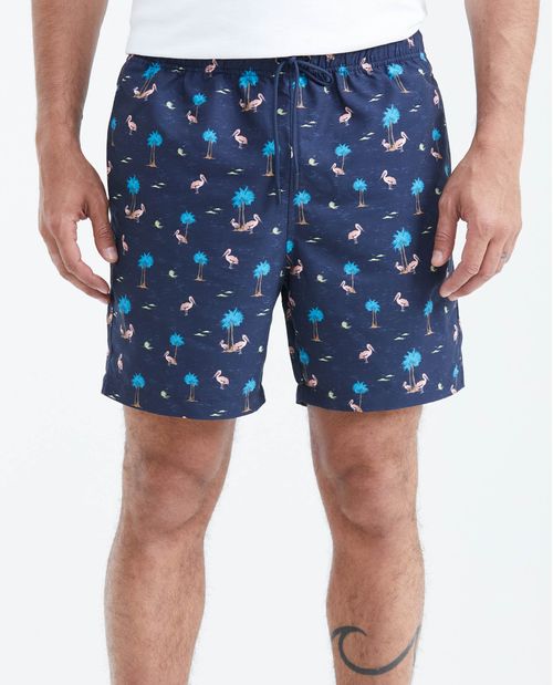 Pantaloneta de Baño Estampada para Hombre
