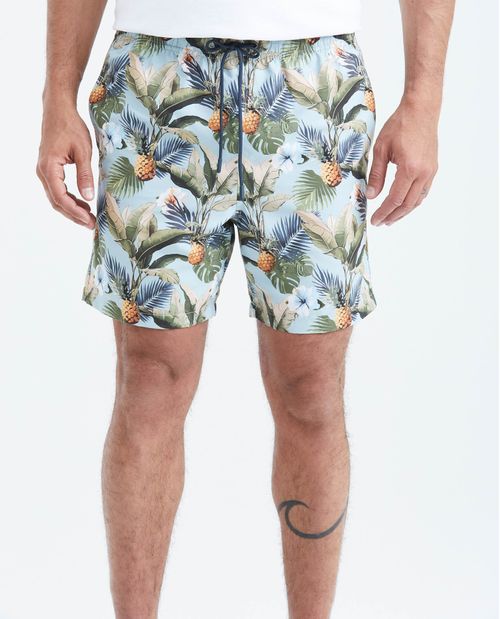 Pantaloneta de Baño Estampada para Hombre
