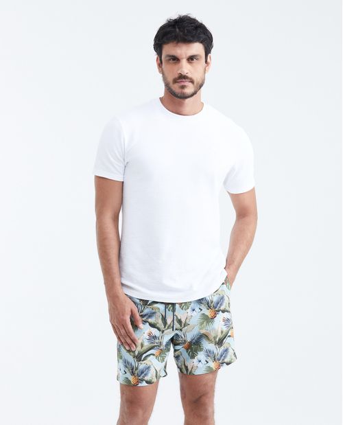Pantaloneta de Baño Estampada para Hombre