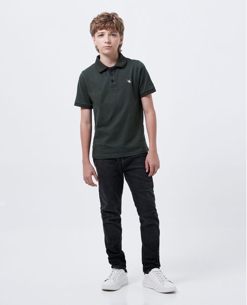 Camiseta Polo Straight Fit para Niño