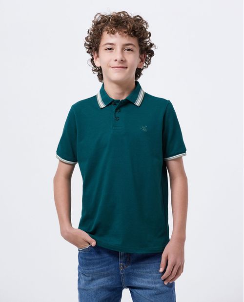 Camiseta Polo Straight Fit para Niño
