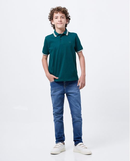 Camiseta Polo Straight Fit para Niño