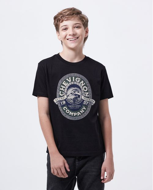 Camiseta Estampada en Algodón para Niño