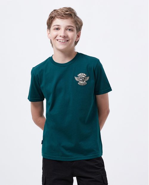 Camiseta Estampada en Algodón para Niño