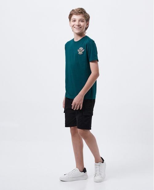 Camiseta Estampada en Algodón para Niño