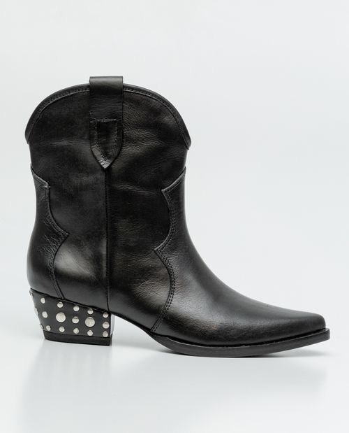 Botas Tipo Western en Cuero para Mujer