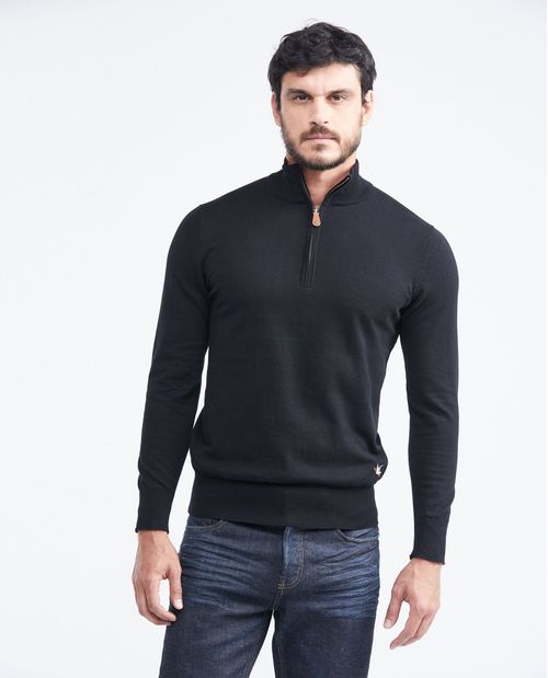 Suéter Tejido con Cuello Nerú para Hombre