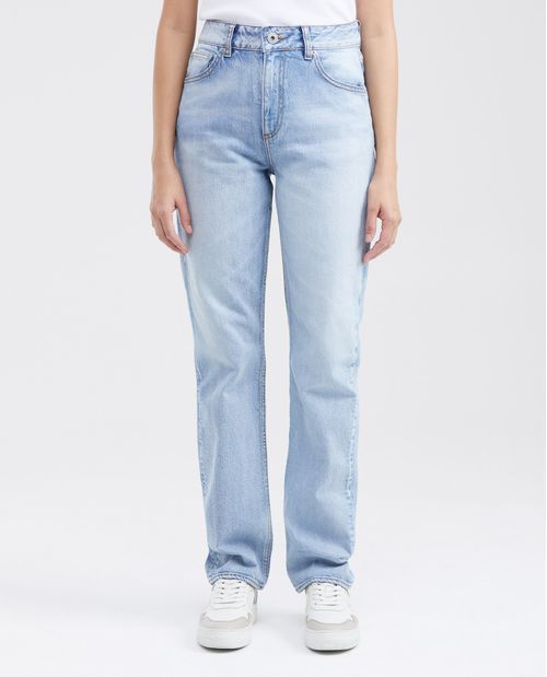 Jean Super High Rise Boot Cut Azul Claro para Mujer