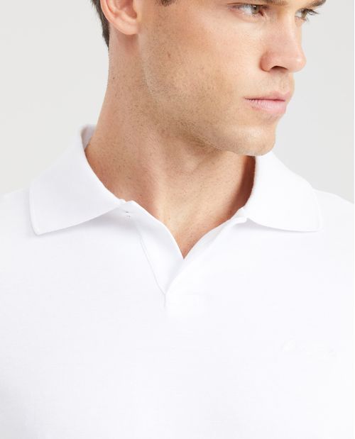 Camiseta Polo Slim Fit en Jersey Semi Pesado para Hombre
