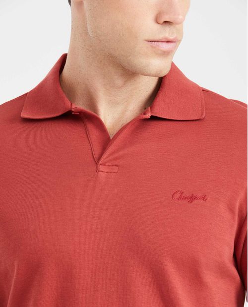 Camiseta Polo Slim Fit en Jersey Semi Pesado para Hombre