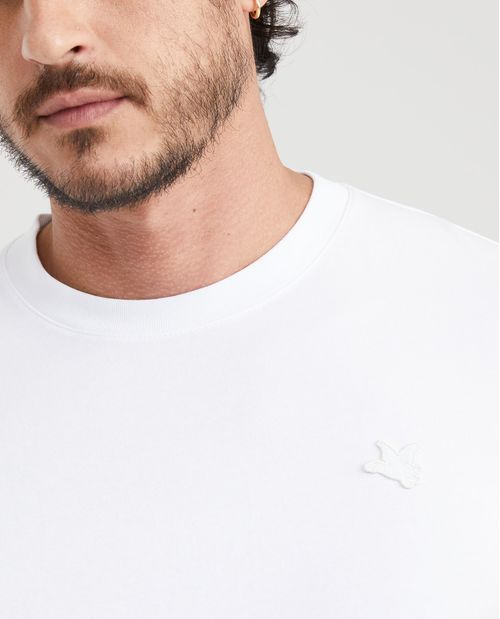 Camiseta Slim Fit Cuello Redondo en Algodón con Acabado Dry - Soft para Hombre