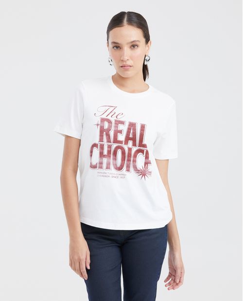 Camiseta Estampada para Mujer