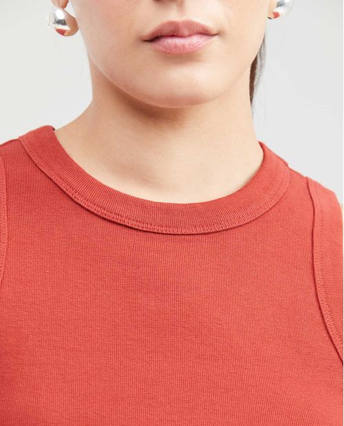 Camiseta Básica Tipo Tank Top para Mujer