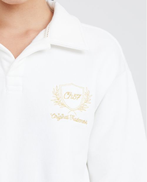Buzo Tipo Polo para Mujer