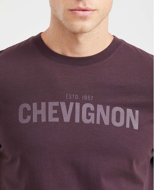 Camiseta Slim Fit Estampada Cuello Redondo para Hombre