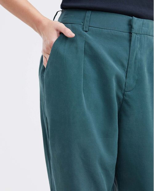 Pantalón Silueta Recta con para Mujer