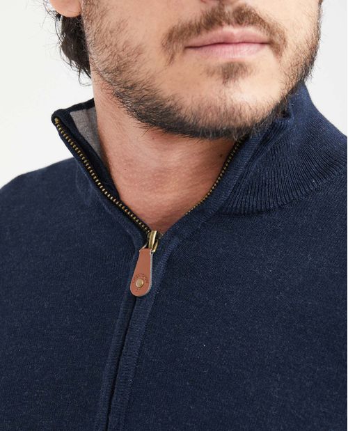 Suéter Tejido con Cuello Nerú para Hombre